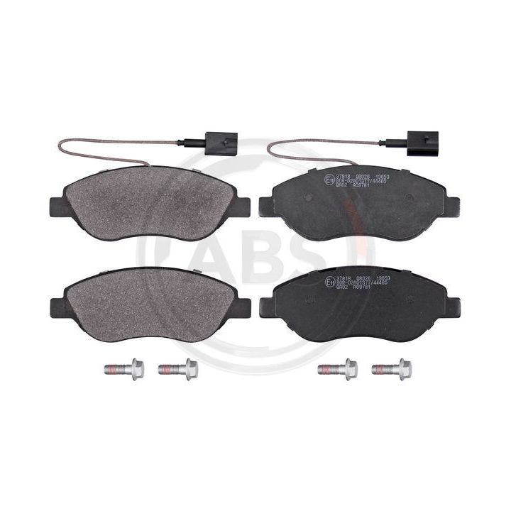 Stabdžių trinkelių rinkinys, diskinis stabdys A.B.S. 37818