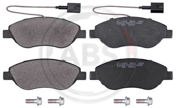 Stabdžių trinkelių rinkinys, diskinis stabdys A.B.S. 37818