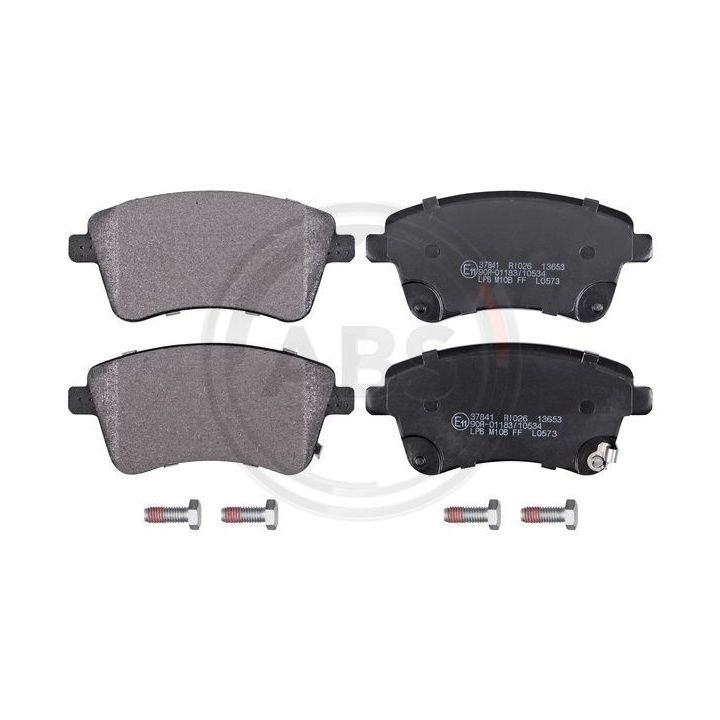 Stabdžių trinkelių rinkinys, diskinis stabdys A.B.S. 37841