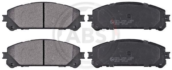 Stabdžių trinkelių rinkinys, diskinis stabdys A.B.S. 37844