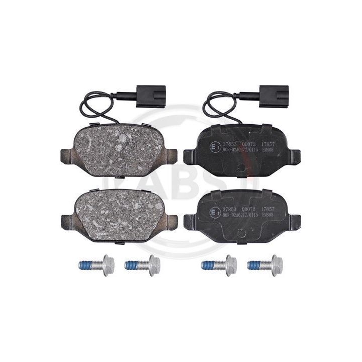 Stabdžių trinkelių rinkinys, diskinis stabdys A.B.S. 37853