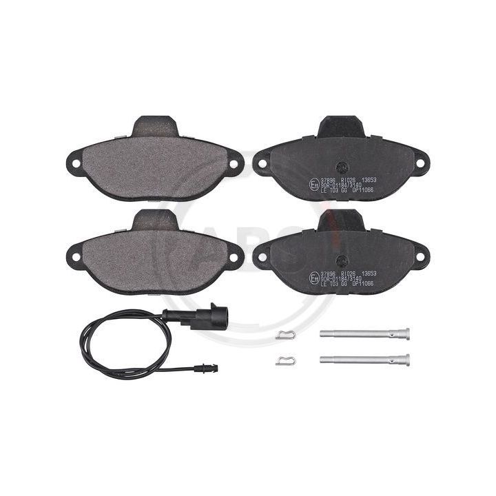 Stabdžių trinkelių rinkinys, diskinis stabdys A.B.S. 37896