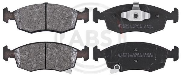 Stabdžių trinkelių rinkinys, diskinis stabdys A.B.S. 37901