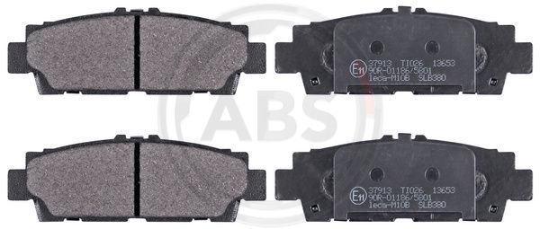 Stabdžių trinkelių rinkinys, diskinis stabdys A.B.S. 37913