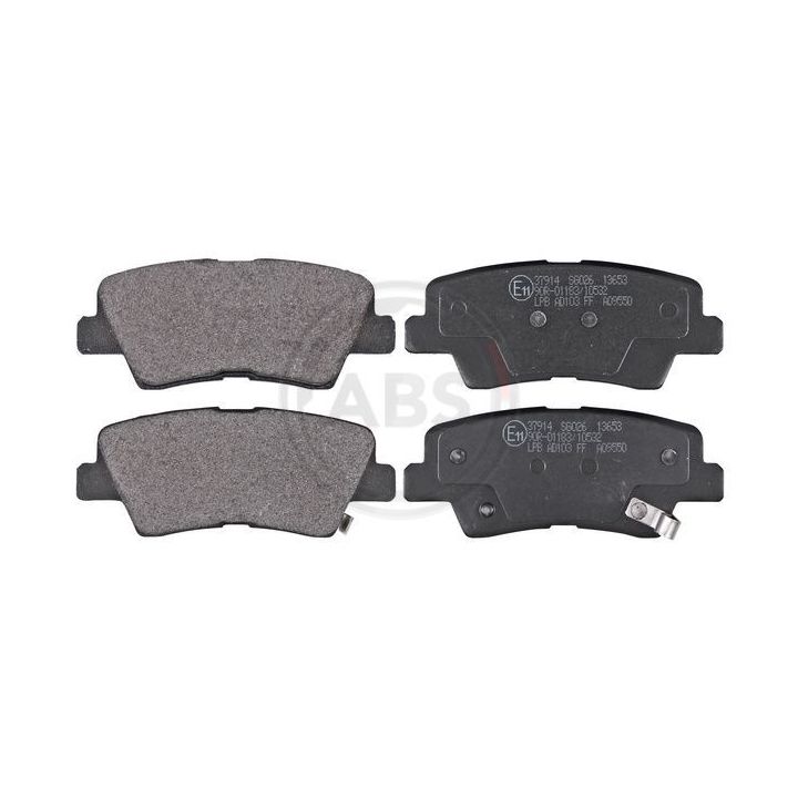 Stabdžių trinkelių rinkinys, diskinis stabdys A.B.S. 37914