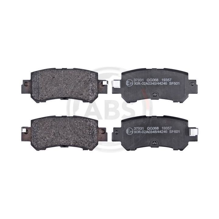 Stabdžių trinkelių rinkinys, diskinis stabdys A.B.S. 37931