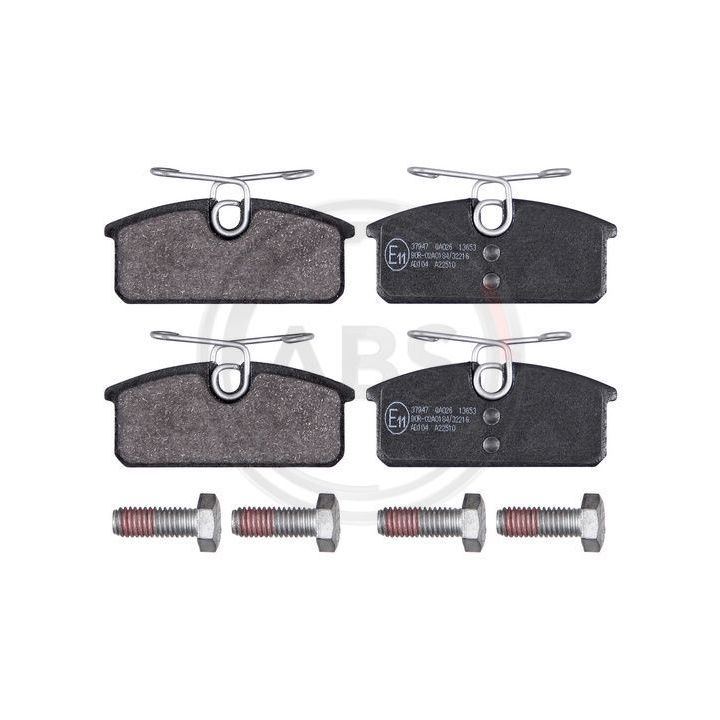 Stabdžių trinkelių rinkinys, diskinis stabdys A.B.S. 37947