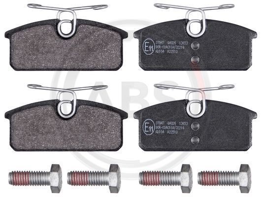 Stabdžių trinkelių rinkinys, diskinis stabdys A.B.S. 37947