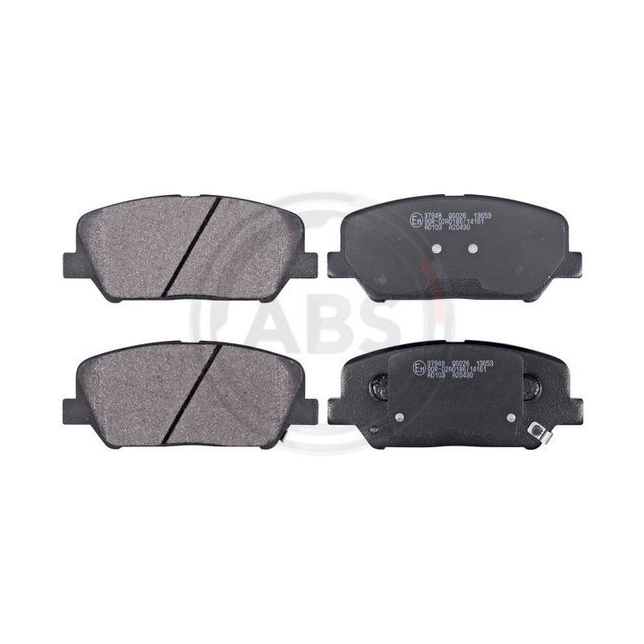 Stabdžių trinkelių rinkinys, diskinis stabdys A.B.S. 37948