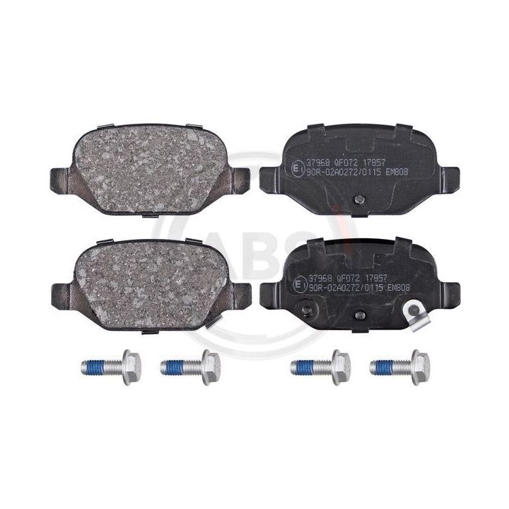 Stabdžių trinkelių rinkinys, diskinis stabdys A.B.S. 37968