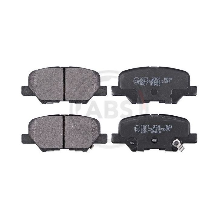 Stabdžių trinkelių rinkinys, diskinis stabdys A.B.S. 37975