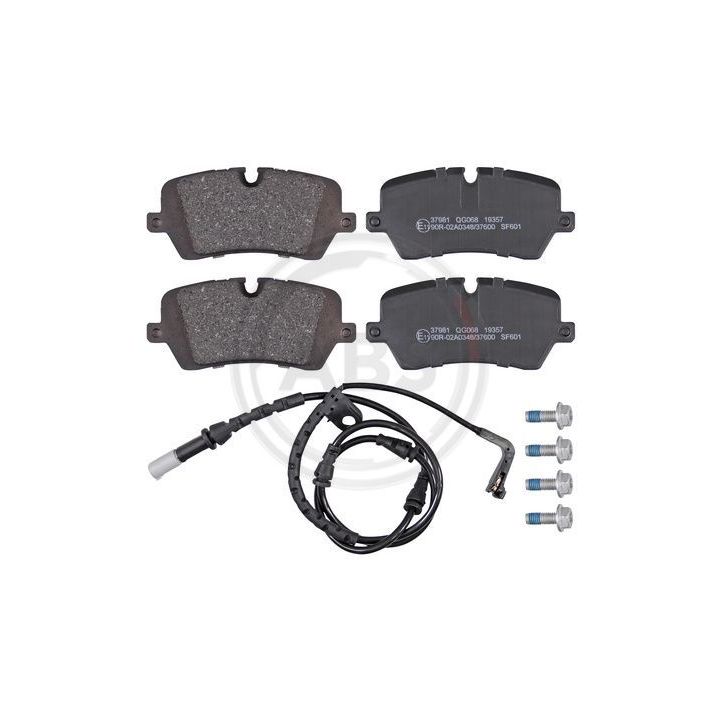 Stabdžių trinkelių rinkinys, diskinis stabdys A.B.S. 37981