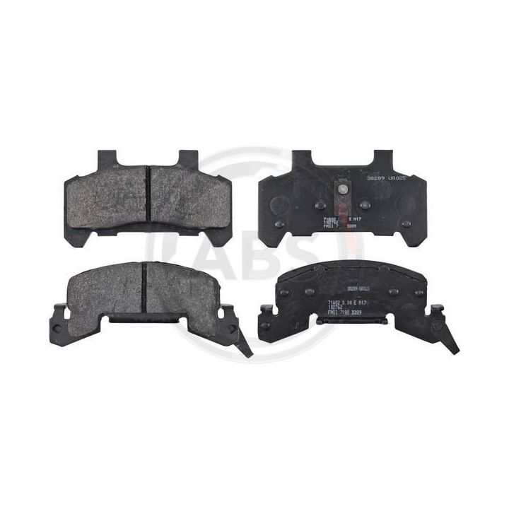 Stabdžių trinkelių rinkinys, diskinis stabdys A.B.S. 38289