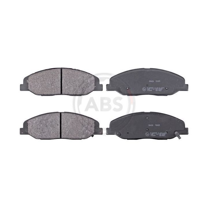 Stabdžių trinkelių rinkinys, diskinis stabdys A.B.S. 38426