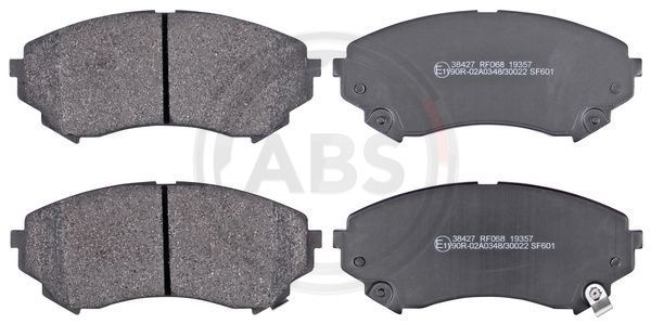 Stabdžių trinkelių rinkinys, diskinis stabdys A.B.S. 38427