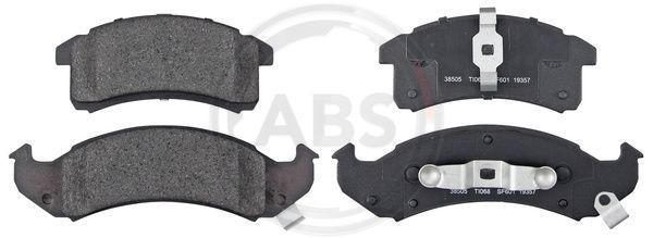 Stabdžių trinkelių rinkinys, diskinis stabdys A.B.S. 38505