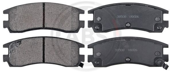 Stabdžių trinkelių rinkinys, diskinis stabdys A.B.S. 38508