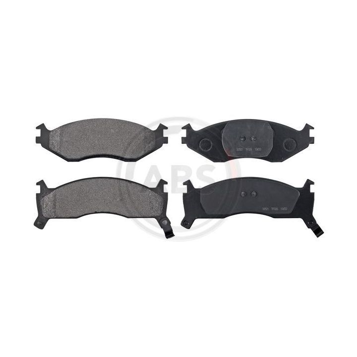 Stabdžių trinkelių rinkinys, diskinis stabdys A.B.S. 38521