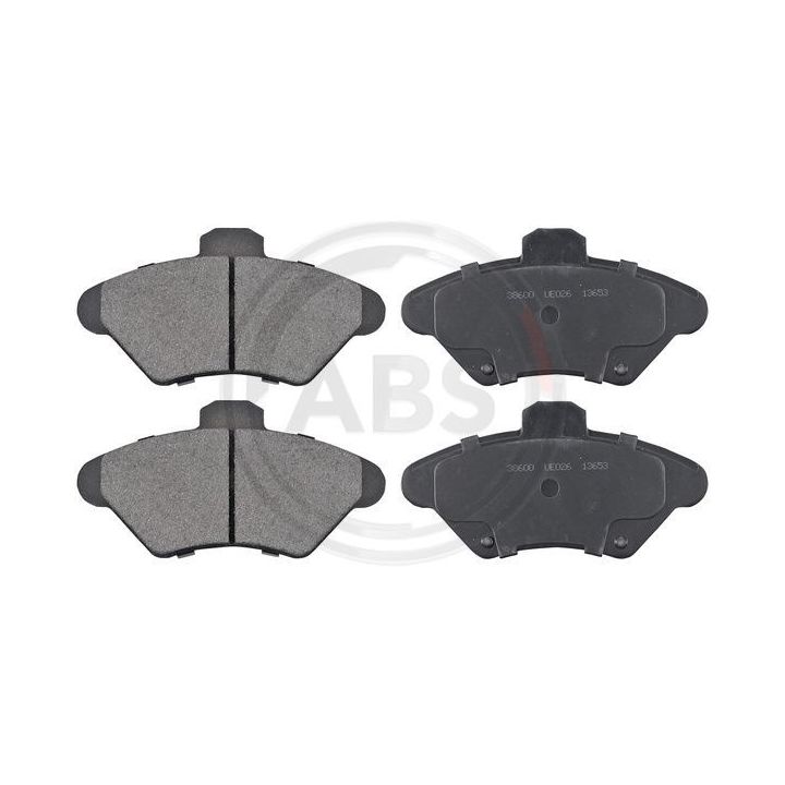 Stabdžių trinkelių rinkinys, diskinis stabdys A.B.S. 38600