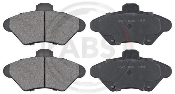 Stabdžių trinkelių rinkinys, diskinis stabdys A.B.S. 38600