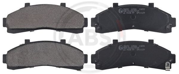 Stabdžių trinkelių rinkinys, diskinis stabdys A.B.S. 38652