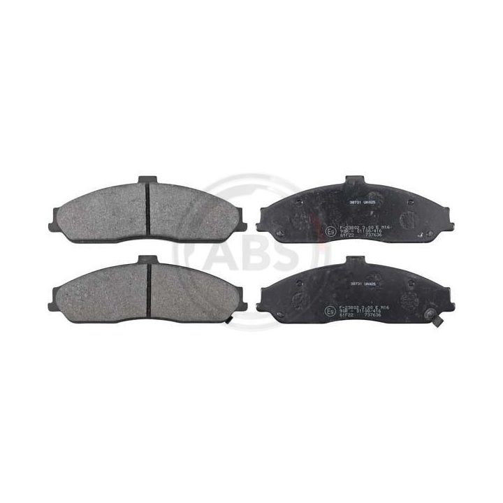 Stabdžių trinkelių rinkinys, diskinis stabdys A.B.S. 38731