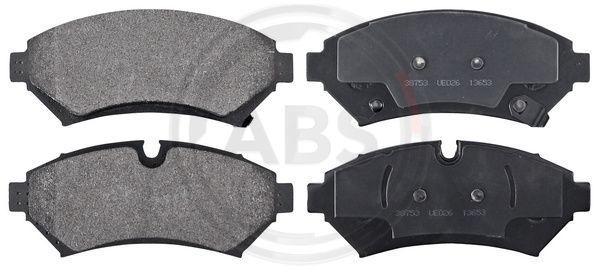 Stabdžių trinkelių rinkinys, diskinis stabdys A.B.S. 38753