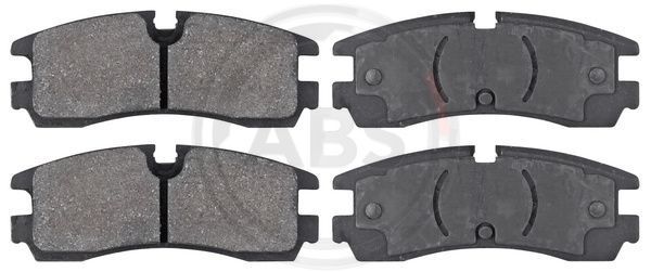 Stabdžių trinkelių rinkinys, diskinis stabdys A.B.S. 38754