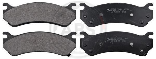 Stabdžių trinkelių rinkinys, diskinis stabdys A.B.S. 38785