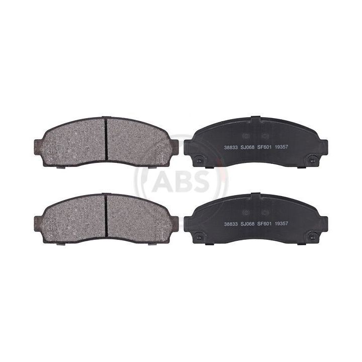 Stabdžių trinkelių rinkinys, diskinis stabdys A.B.S. 38833