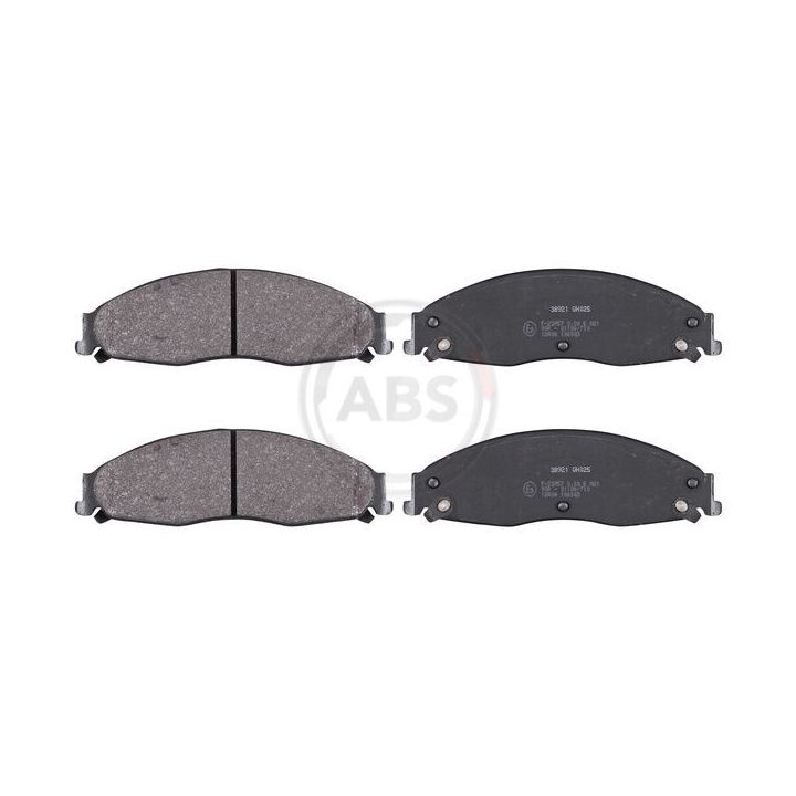 Stabdžių trinkelių rinkinys, diskinis stabdys A.B.S. 38921