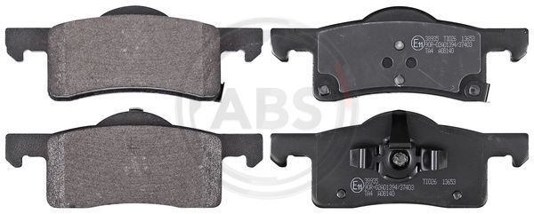 Stabdžių trinkelių rinkinys, diskinis stabdys A.B.S. 38935