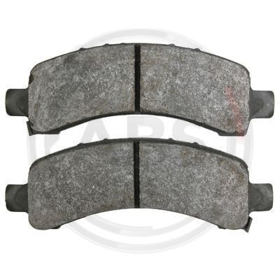 Stabdžių trinkelių rinkinys, diskinis stabdys A.B.S. 38974