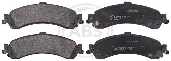 Stabdžių trinkelių rinkinys, diskinis stabdys A.B.S. 38975