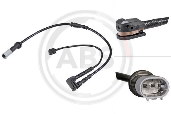 įspėjimo kontaktas, stabdžių trinkelių susidėvėjimas A.B.S. 39801