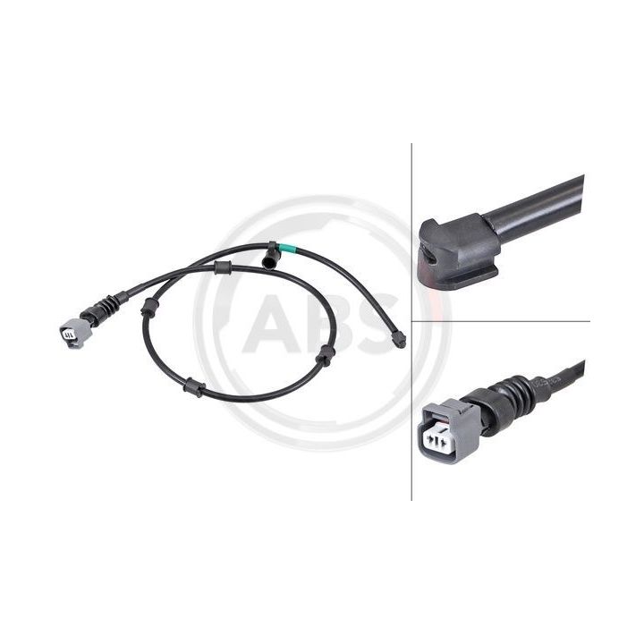 įspėjimo kontaktas, stabdžių trinkelių susidėvėjimas A.B.S. 39806