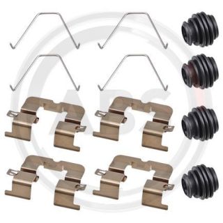 Priedų komplektas, diskinių stabdžių trinkelės A.B.S. 0114Q