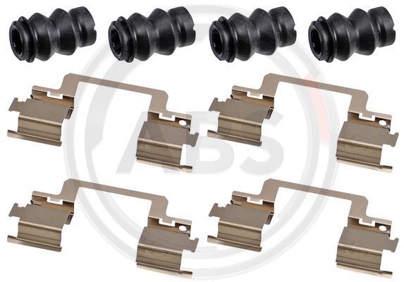Priedų komplektas, diskinių stabdžių trinkelės A.B.S. 0121Q