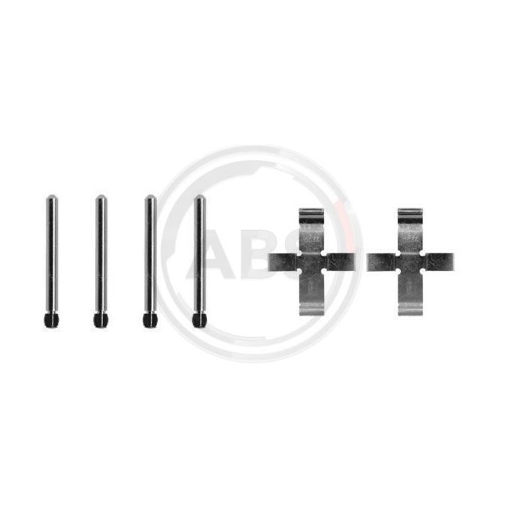 Priedų komplektas, diskinių stabdžių trinkelės A.B.S. 0905Q