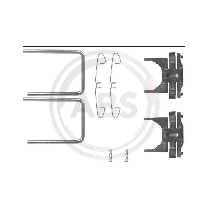Priedų komplektas, diskinių stabdžių trinkelės A.B.S. 0928Q