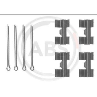 Priedų komplektas, diskinių stabdžių trinkelės A.B.S. 0969Q