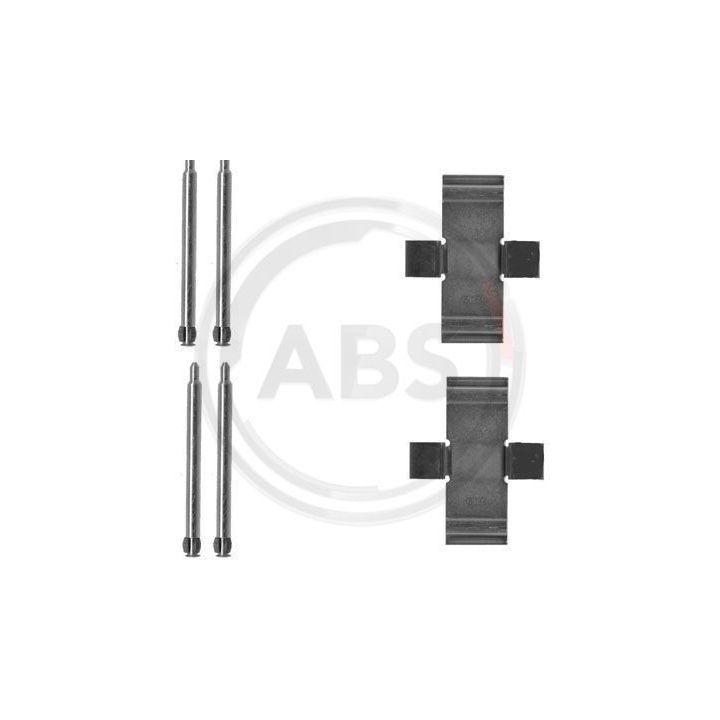 Priedų komplektas, diskinių stabdžių trinkelės A.B.S. 1039Q