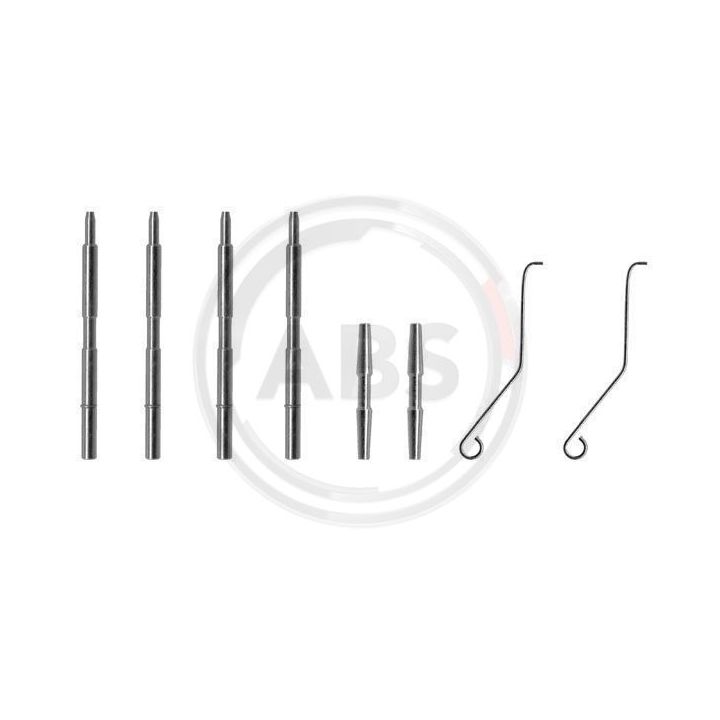 Priedų komplektas, diskinių stabdžių trinkelės A.B.S. 1044Q