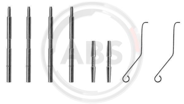 Priedų komplektas, diskinių stabdžių trinkelės A.B.S. 1044Q