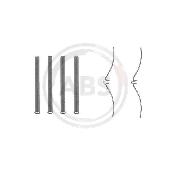 Priedų komplektas, diskinių stabdžių trinkelės A.B.S. 1061Q