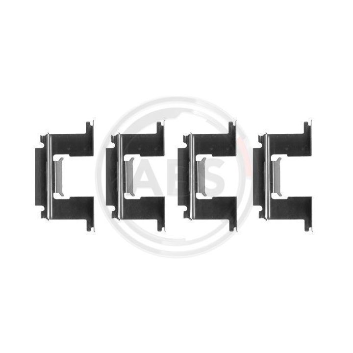 Priedų komplektas, diskinių stabdžių trinkelės A.B.S. 1064Q