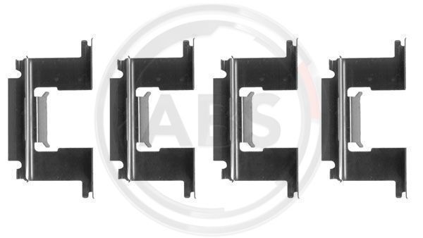 Priedų komplektas, diskinių stabdžių trinkelės A.B.S. 1064Q