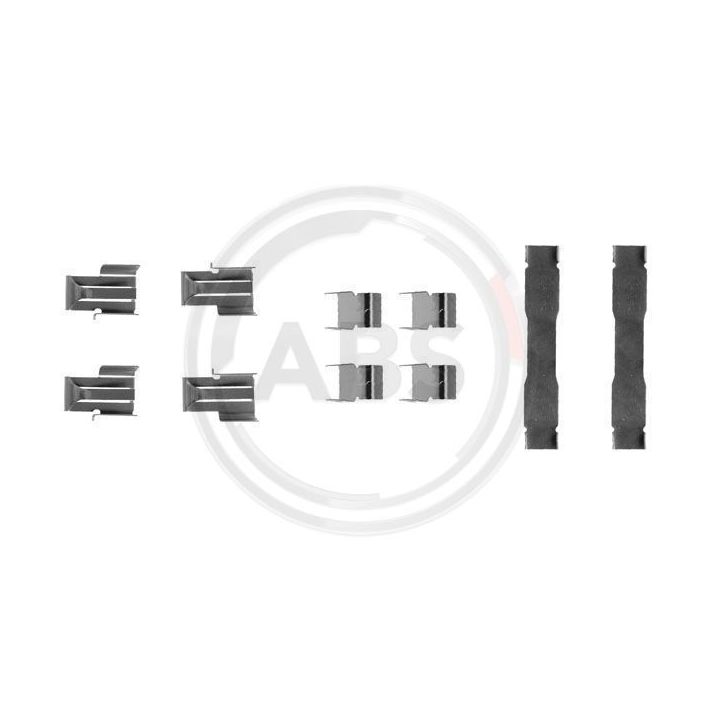 Priedų komplektas, diskinių stabdžių trinkelės A.B.S. 1071Q