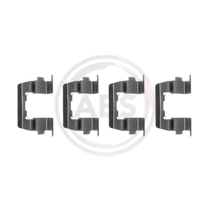 Priedų komplektas, diskinių stabdžių trinkelės A.B.S. 1074Q