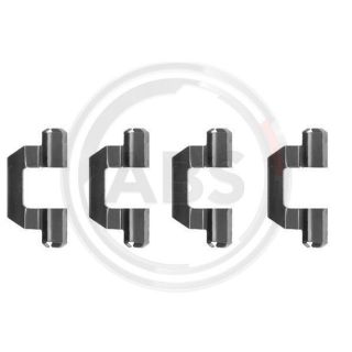 Priedų komplektas, diskinių stabdžių trinkelės A.B.S. 1077Q